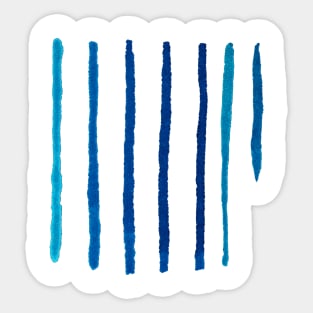 Striped Pattern - Watercolor Sticker